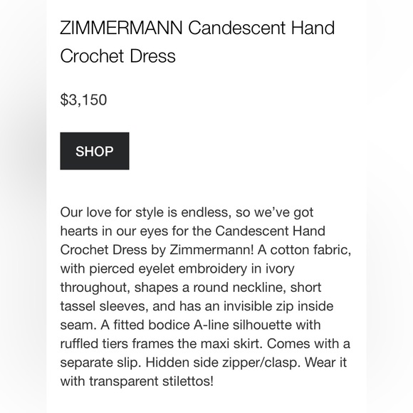 ZImmermann Candescent Crochet Maxi Dress - Picture 5 of 11